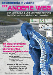 Plakat Informationsabend